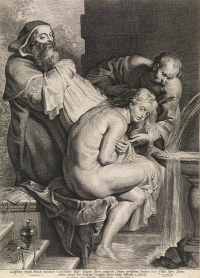 Suzanne en de oude mannen door Peter Paul Rubens