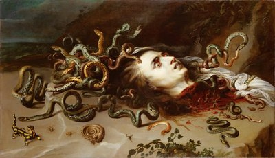 Hoofd van Medusa door Peter Paul Rubens