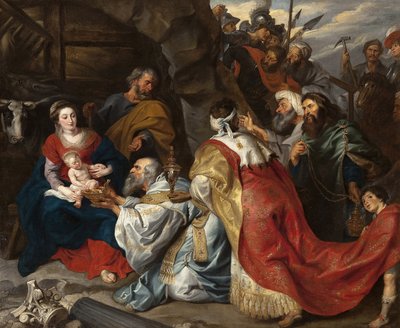 De aanbidding der wijzen door Peter Paul Rubens