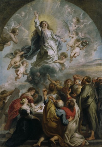 De tenhemelopneming van de Maagd door Peter Paul Rubens