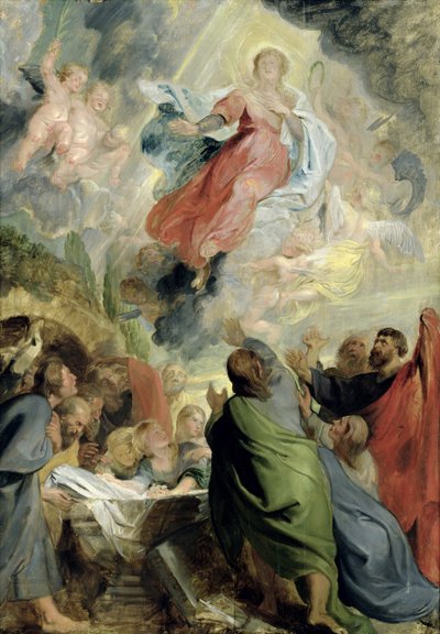 De tenhemelopneming van de Maagd Maria door Peter Paul Rubens