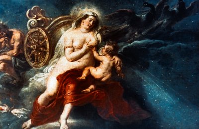 De geboorte van de Melkweg door Peter Paul Rubens