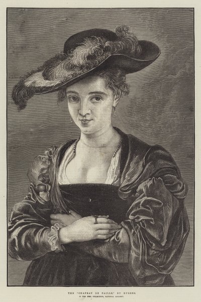 De Chapeau de Paille door Peter Paul Rubens