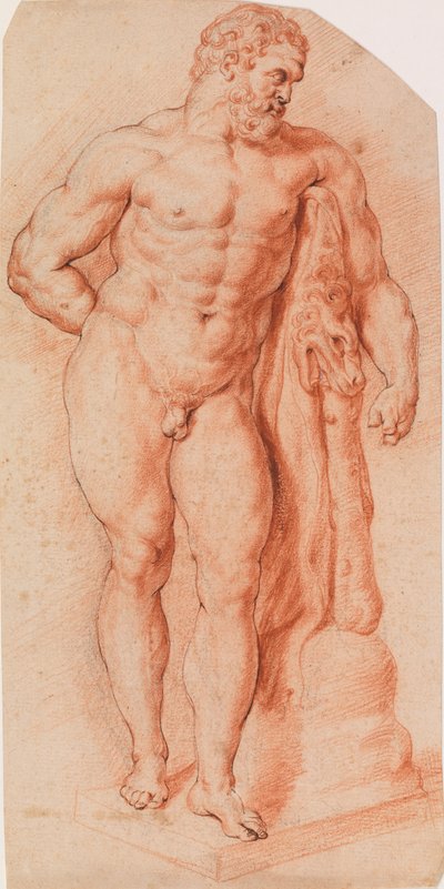 Der Farnesische Herkules, Neapel door Peter Paul Rubens