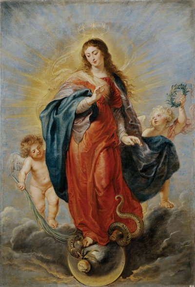 De Onbevlekte Ontvangenis door Peter Paul Rubens