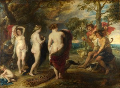 Het Oordeel van Paris door Peter Paul Rubens