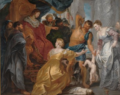 Het oordeel van Salomo, c.1617 door Peter Paul Rubens