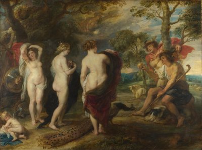 Het oordeel van Paris door Peter Paul Rubens
