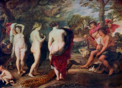 Het oordeel van Parijs, circa 1635-1638, 1912 door Peter Paul Rubens