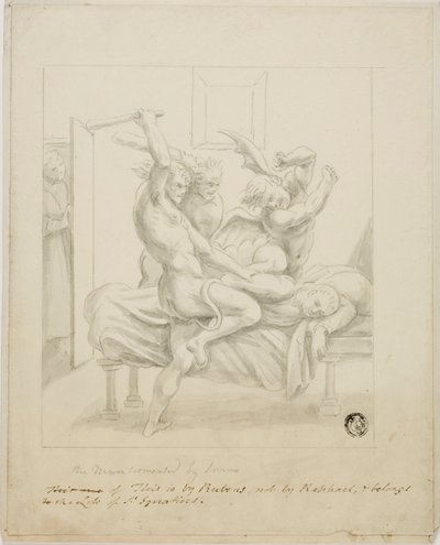 De Man Gekweld door Dromen door Peter Paul Rubens