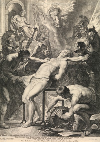 Het martelaarschap van Sint Laurentius door Peter Paul Rubens