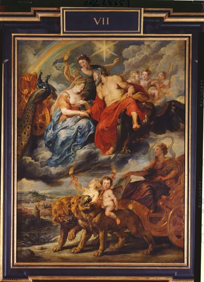 De Medici-cyclus: Ontmoeting van Hendrik IV (1553-1610) en Maria de