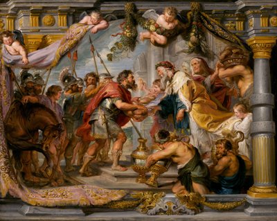 De Ontmoeting van Abraham en Melchizedek, ca. 1626 door Peter Paul Rubens
