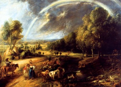 Het Regenbooglandschap door Peter Paul Rubens