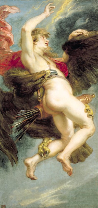 De Ontvoering van Ganymedes, ca. 1636-38 door Peter Paul Rubens