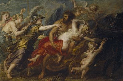 De ontvoering van Proserpina, 1636-1638 door Peter Paul Rubens