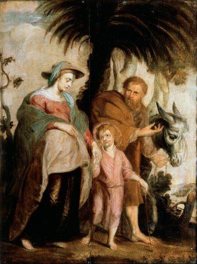 De Terugkeer uit Egypte, 1614 door Peter Paul Rubens