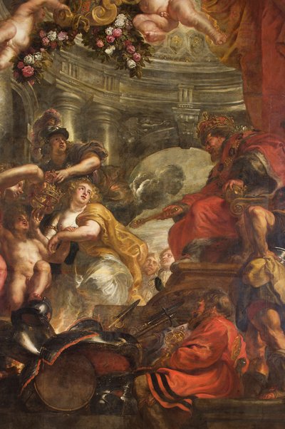 Het Rubens Plafond, Banketzaal, Whitehall, ca. 1629-34 door Peter Paul Rubens