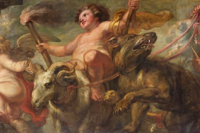 Het Rubens plafond, Banqueting House, Whitehall, c.1629-34 door Peter Paul Rubens