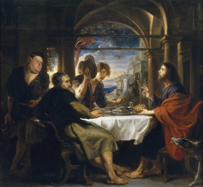 Het avondmaal in Emmaüs, 1638 door Peter Paul Rubens