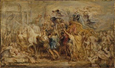 De triomf van Hendrik IV door Peter Paul Rubens