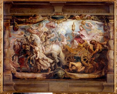 De Triomf van de Kerk over Furia, Discord en Haat door Peter Paul Rubens