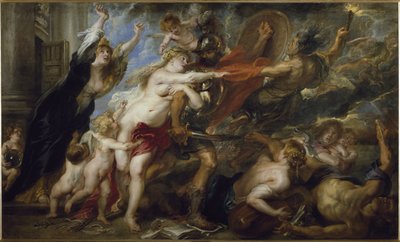 De gevolgen van de oorlog door Peter Paul Rubens