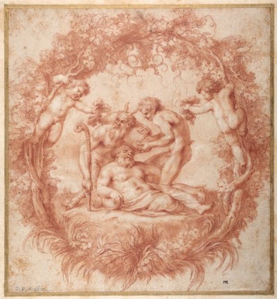 Het ontwerp van de Tazza Farnese door Peter Paul Rubens