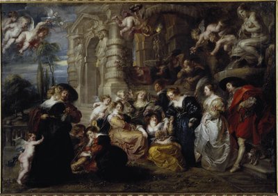 De tuin van de liefde door Peter Paul Rubens