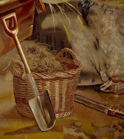 Aanbidding van het Christuskind (detail) door Peter Paul after Rubens