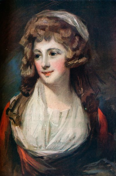 Pastelportret van mevrouw Catherine Holden, 1775 door Peter Romney