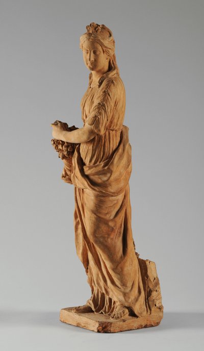 Maquette voor een figuur van overvloed door Peter Scheemakers