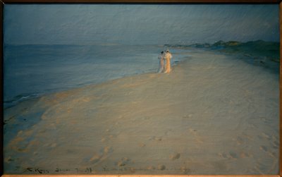 Zomeravond aan het zuidstrand, Skagen door Peder Severin Krøyer