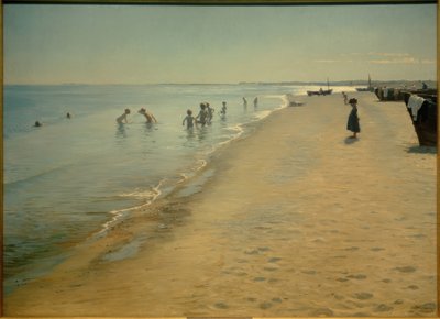 Zomerdag aan het zuidstrand van Skagen door Peder Severin Krøyer