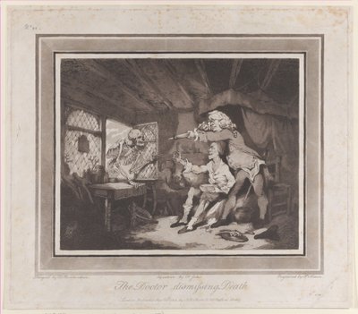 De dokter stuurt de dood weg, 15 september 1785 door Peter Simon