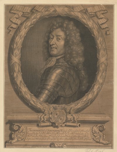 Frederick Schomburg, 1e Hertog van Schonberg, 1e Graaf Mertola door Peter Vanderbank