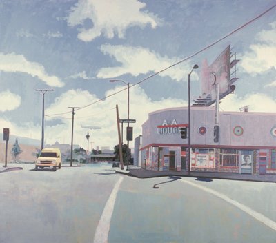 AA slijterij, Los Angeles, 2001 (olieverf op doek) door Peter Wilson