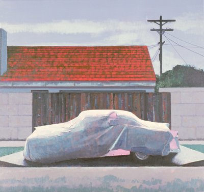 Ghost Car 2, Los Angeles, VS, 2002 (olieverf op linnen) door Peter Wilson