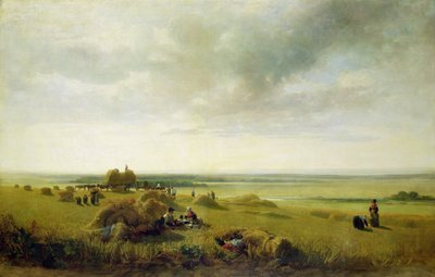 Een Korenveld door Peter de Wint