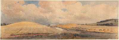 Korenvelden nabij station Tring, Hertfordshire door Peter de Wint