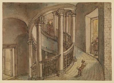Belvedere-trap, van Bramante