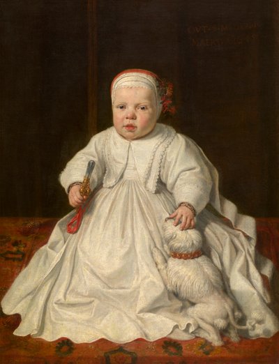 Portret van een kind door Peter van Lint