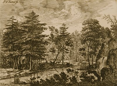 Landschap door Peter von Bemmel