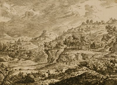 Landschap door Peter von Bemmel