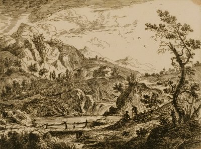 Landschap door Peter von Bemmel