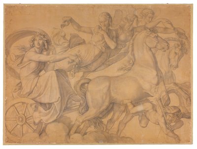 Der Wagen des Eos door Peter von Cornelius