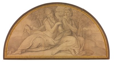 Epimetheus und Pandora door Peter von Cornelius
