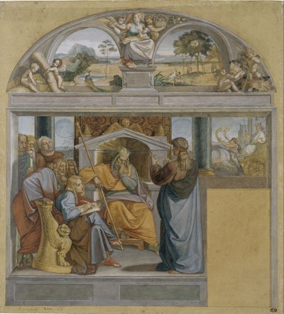 Joseph interpreteert de dromen van de farao door Peter von Cornelius