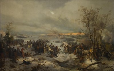 De Slag bij Krasnoi Krasny op 17 november 1812 door Peter von Hess