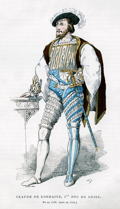 Claude de Lorraine, 1e hertog van Guise door Petit